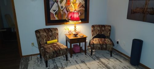 iLA Massage Therapy waiting room